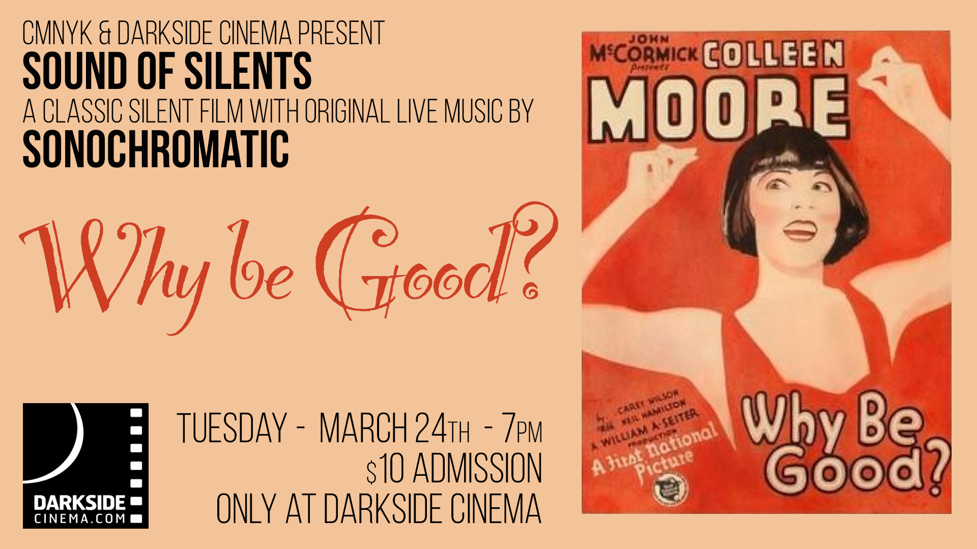 postr_2026Mar24 WHY BE GOOD (1929) movie poster